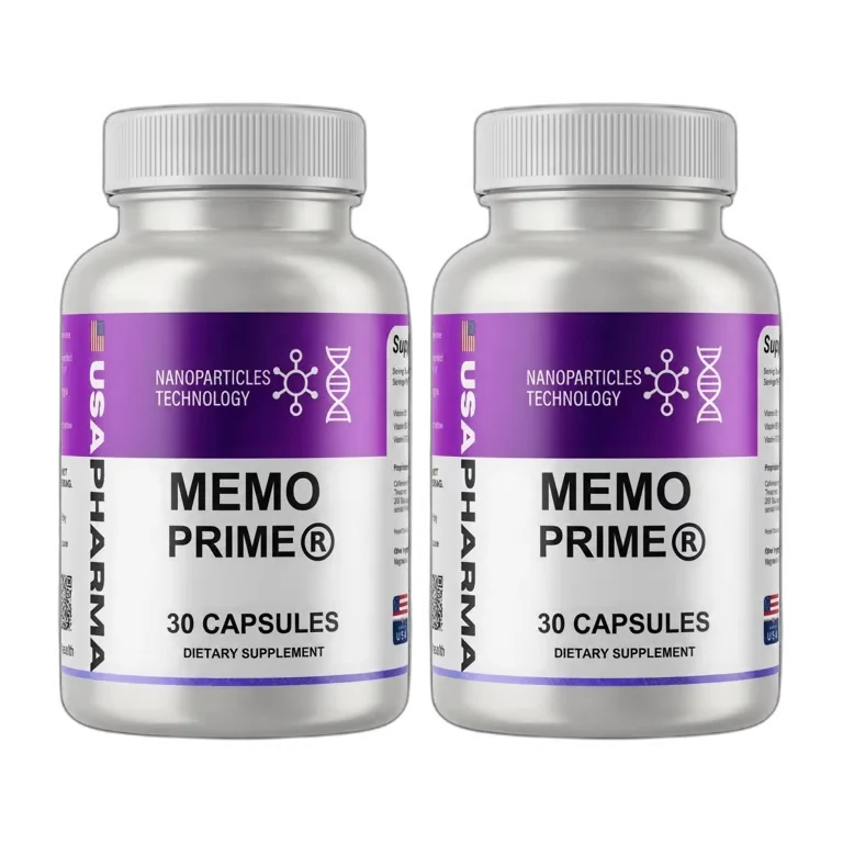 MemoPrime Supplement Bottles Package